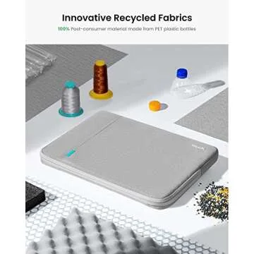 tomtoc 360 Protective Laptop Sleeve for 14-inch MacBook Pro M4/M3/M2/M1 Pro/Max A3112 A3401 A3185 A2992 A2918 A2779 2024-2021, Water-Resistant Case Bag with Accessory Pocket for 13.8 Surface Laptop 7