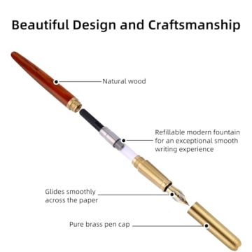 cobee Wooden Fountain Pen - Luxury Writing Tool for Calligraphy