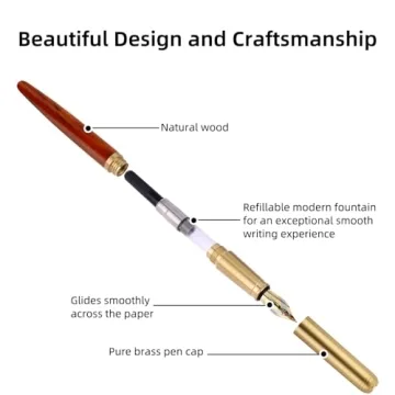 cobee Wooden Fountain Pen - Luxury Writing Tool for Calligraphy