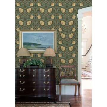 NextWall Pimpernel Garden Vintage Peel and Stick Wallpaper