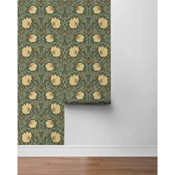 NextWall Pimpernel Garden Vintage Peel and Stick Wallpaper