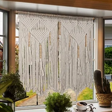 Large Macrame Wall Hanging Boho Tapestry Cotton Decor