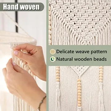 Large Macrame Wall Hanging Boho Tapestry Cotton Decor
