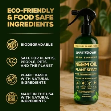 Natural Neem Oil Spray with Essential Oils for Plants