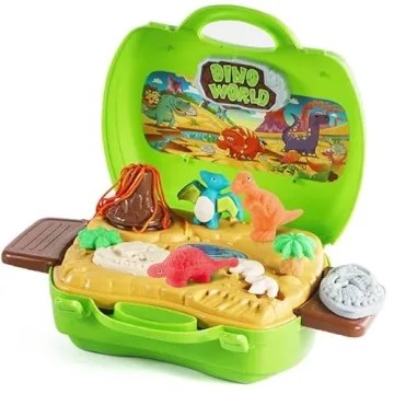 VConejo Dinosaur Color Dough Set Toys for Creative Play