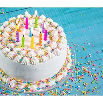 Pastel Rainbow Confetti Sprinkles - Birthday Sprinkle Confetti - 10 ounces - Candy Toppings for Baby Shower Cupcakes - Pastel Cake Decorations