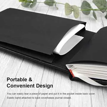 Paul Rubens Watercolor Paper, 100% Cotton Hot Press Watercolor Journal 7.6” x 5.3”, 20 Sheets (140lb/300gsm), Acid-Free for Watercolors, Gouache, Acrylics