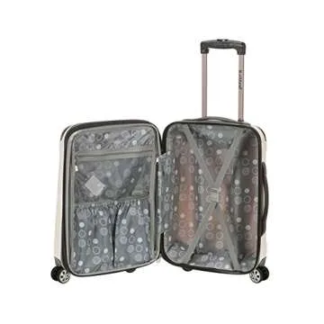 Rockland London Stylish Hardside Spinner Luggage Set
