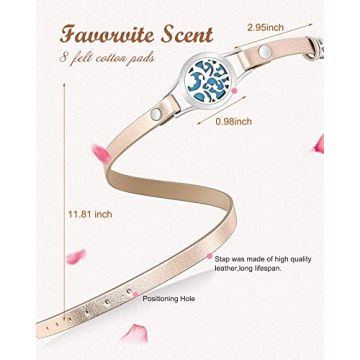 Romanda Essential Oil Diffuser Bracelet for Women