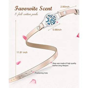 Romanda Essential Oil Diffuser Bracelet for Women
