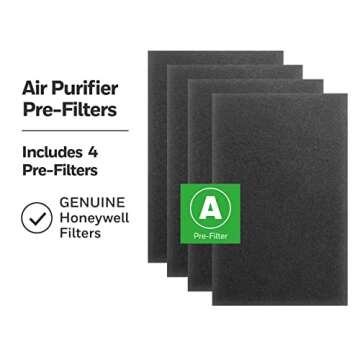 Honeywell HRF-A200 Air Purifier Pre Kit Filter - 4-Pack for Allergen Defense
