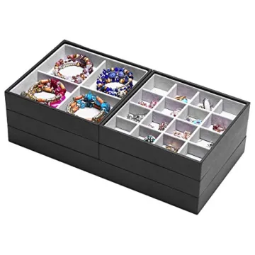 ORIGIA Magic Stackable Jewelry Trays Organizer for Accessories