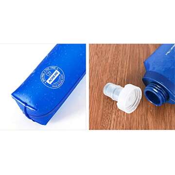 AONIJIE Foldable Soft Flasks for Sports and Outdoor Use