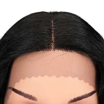 Joedir Lace Front Wigs 24" Long Wavy Synthetic Wigs For Black Women 130% Density Wigs(TT1B/530)