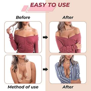 KIEUN Breast Lift Tape - Waterproof for All Dress Types