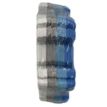 24 Foam Snowflake Cutouts - Winter Decorations for Crafts and Events