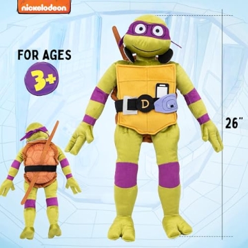 Donatello Plush Pillow Buddy for TMNT Fans - 26 Inches