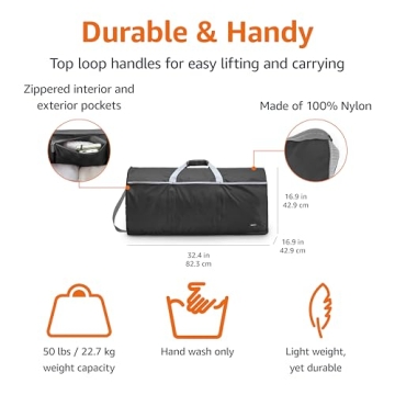 Large Amazon Basics Duffel Bag for All Your Travel Needs