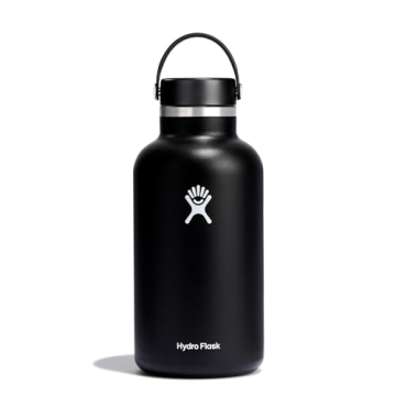 Hydro Flask Wide Mouth Flex Cap 64 Oz in Black