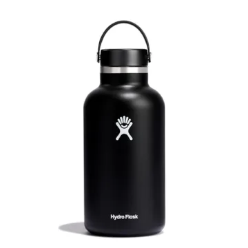 Hydro Flask Wide Mouth Flex Cap 64 Oz in Black