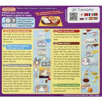 Kracie Popin Cooking DIY Candy Ramen Kit, 1.1 Ounce