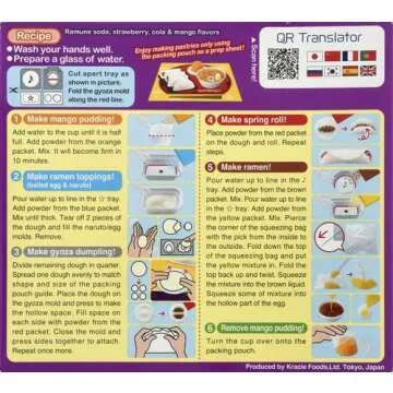 Kracie Popin Cooking DIY Candy Ramen Kit, 1.1 Ounce