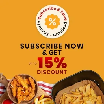 Non-Stick Air Fryer Paper Liners - 120Pcs