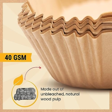 Non-Stick Air Fryer Paper Liners - 120Pcs