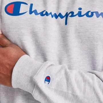 Champion Men's Sweatshirt, Powerblend, Fleece Midweight Crewneck Sweatshirt(Reg. or Big & Tall)
