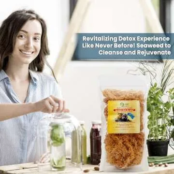 BUIE HOLISTIC HERBS Golden Irish Sea Moss, Pure Wildcrafted, Nutrient-Rich, Dr. Sebi Inspired - Makes 240+ oz Gel | Pure & Natural Raw Gold Irish Sun - Dried Sea Moss for Health & Wellness / (16 oz)