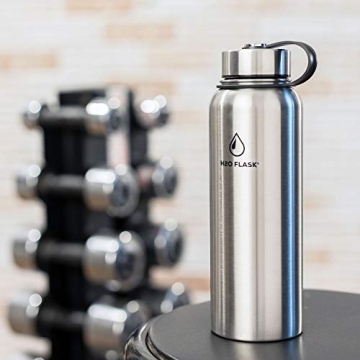 SilverOnyx Water Flask Insulated Stainless Steel Bottle 40oz