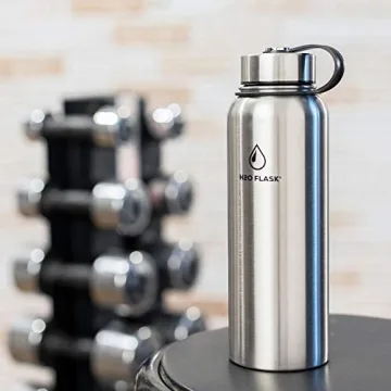 SilverOnyx Water Flask Insulated Stainless Steel Bottle 40oz