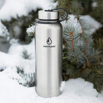 SilverOnyx Water Flask Insulated Stainless Steel Bottle 40oz