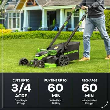 Greenworks 80V Self-Propelled Electric Lawn Mower
