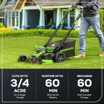 Greenworks 80V Self-Propelled Electric Lawn Mower