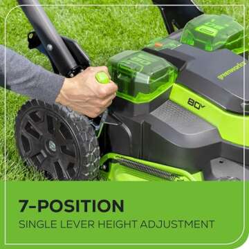 Greenworks 80V Self-Propelled Electric Lawn Mower