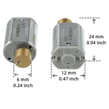 BOJACK N20 Vibration Motor - 8000RPM 2PCS Micromotors