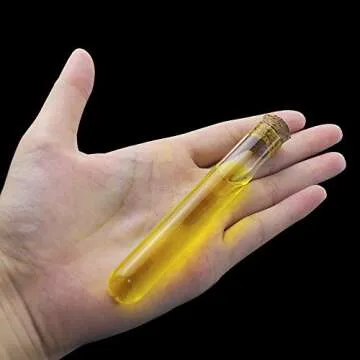 Premium DEPEPE Glass Test Tubes - 30 Pack with Cork Stoppers