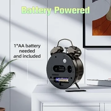 CHEREEKI Loud Alarm Clock for Heavy Sleepers Adults