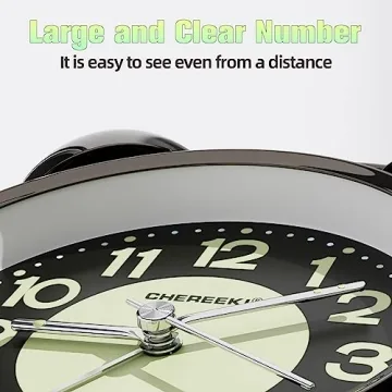 CHEREEKI Loud Alarm Clock for Heavy Sleepers Adults