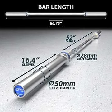 Regional Olympic 20kg Men’s Hard Chrome Barbell. Rated 1500lbs for Weightlifting and Powerlifting.