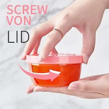 Kucoele 12 Pack Small Plastic Food Containers for Meal Prep