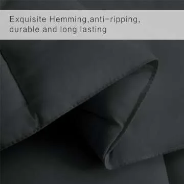 COHOME Full Size Comforter - Down Alternative Duvet Insert with Anti-Clump Tech & 8 Tabs, All-Season Reversible Luxury Hotel Bedding - Gifts for Women/Men, Dark Grey 82''x86''