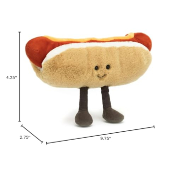 Jellycat Amuseables Hot Dog Plush Toy - Soft & Cute Gift