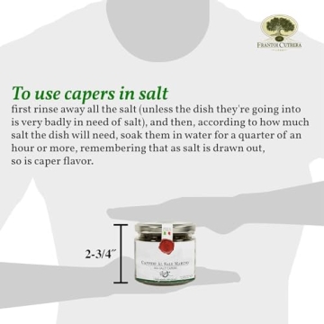 Frantoi Cutrera Italian Capers in Sea Salt - Gourmet Flavor