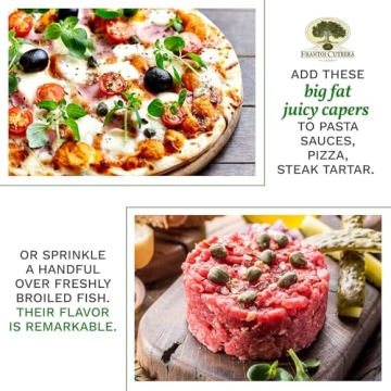 Frantoi Cutrera Italian Capers in Sea Salt - Gourmet Flavor