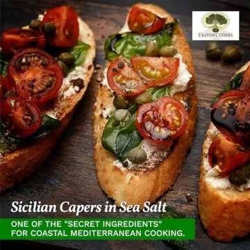 Frantoi Cutrera Italian Capers in Sea Salt - Gourmet Flavor