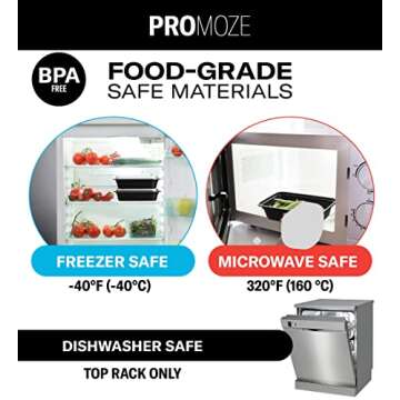 32oz Deli Containers with Lids - 32 oz Plastic Food Containers with Lids - 24 Pack - Microwavable Airtight Plastic Soup Containers with Lids for Meal Prep, Snack, Salad - Kitchen & Restaurant Supplies