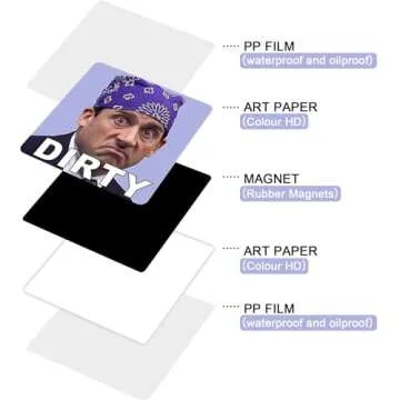 Michael Scott Dishwasher Magnet Clean Dirty Sign Sticker