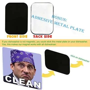 Michael Scott Dishwasher Magnet Clean Dirty Sign Sticker